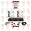 پکیج کامل 4 عددی دوربین مداربسته داهوا سری HFW1200tp