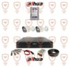 پکیج کامل 2 عددی دوربین مداربسته داهوا 5 مگاپیکسل بدنه فلزی سری HFW1500tp