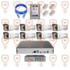 پکیج کامل دوربین مداربسته 8 عددی 5 مگاپیکسل تحت شبکه 4K - IP- POE دید شب رنگی دارای میکروفون داخلی پیشرفته پلاک خوان تشخیص چهره سری IPB-5082WLA-POE-100-imenpad5082wla