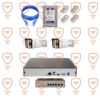 پکیج کامل دوربین مداربسته 2 عددی 8 مگاپیکسل تحت شبکه 4K - IP- POE دید شب رنگی دارای میکروفون داخلی پیشرفته پلاک خوان تشخیص چهره سری IPB-8082WLA-POE-100-imenpad8082wla