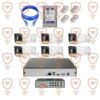پکیج کامل دوربین مداربسته 6 عددی 5 مگاپیکسل تحت شبکه 4K - IP- POE دید شب رنگی دارای میکروفون داخلی پیشرفته پلاک خوان تشخیص چهره سری IPB-5092WLA-POE-100-imenpad5092wla