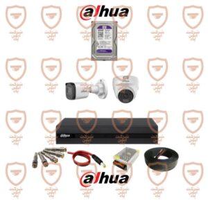 پکیج کامل 2 عددی دوربین مداربسته داهوا دام و بالت سری HAC-t1a21p-u | HAC-b1a21p-u