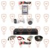 پکیج کامل 2 عددی دوربین مداربسته داهوا دام و بالت بدنه فلزی سری HAC-t2a21p-u | HAC-b2a21p-u